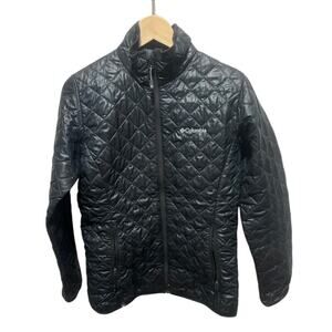 Columbia Women's Jacket Titanium Omni Heat coat sz small black quilted puffer